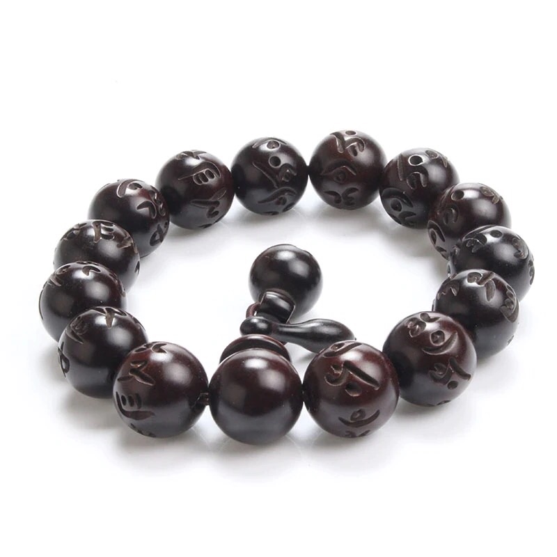 Lightning Wood Buddhism Prayer Beads